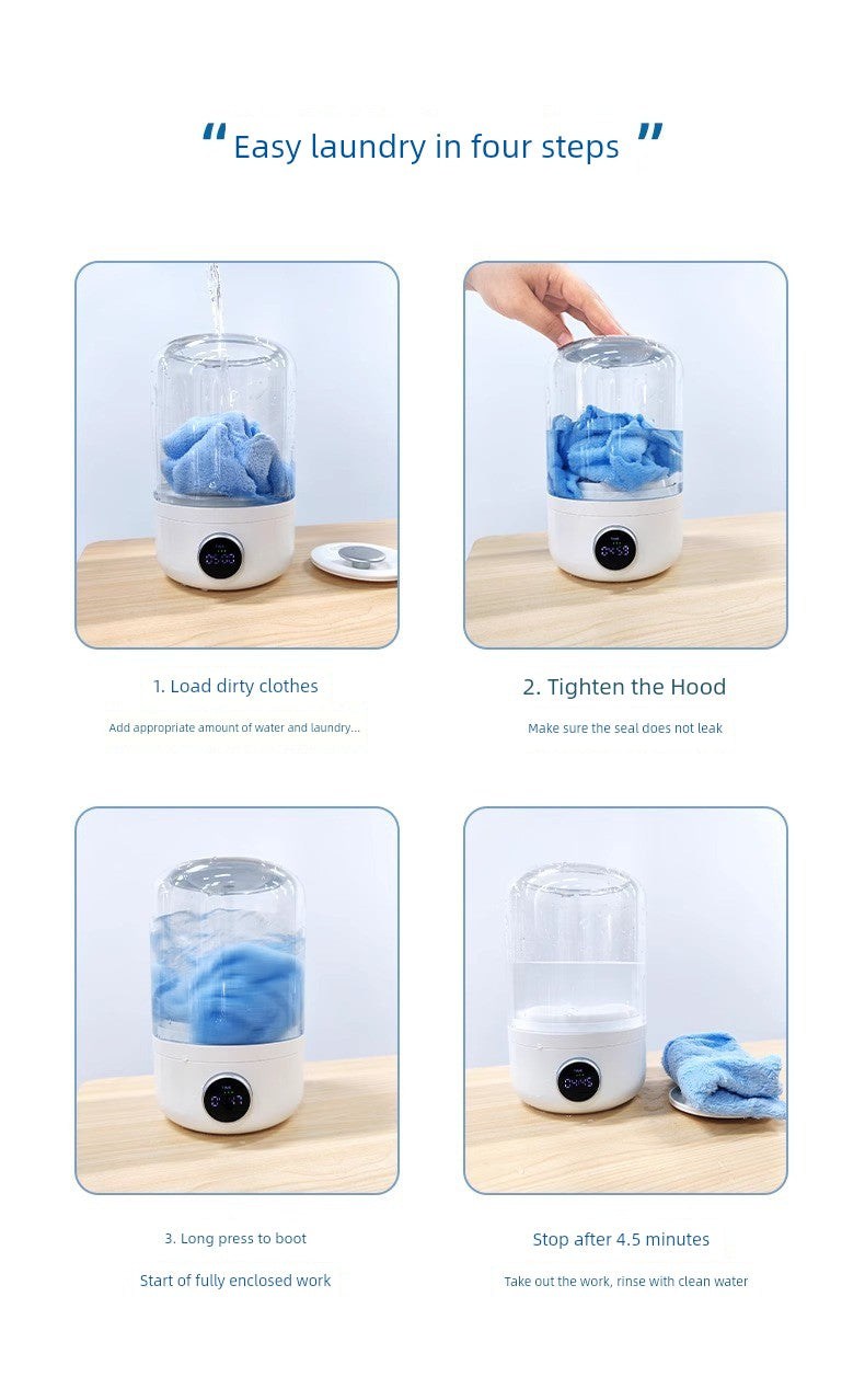 Mini Lavadora de Roupa íntima Sem Fio SMART Cup