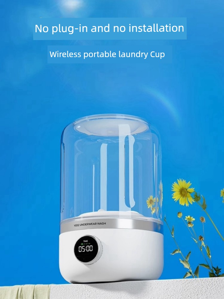 Mini Lavadora de Roupa íntima Sem Fio SMART Cup